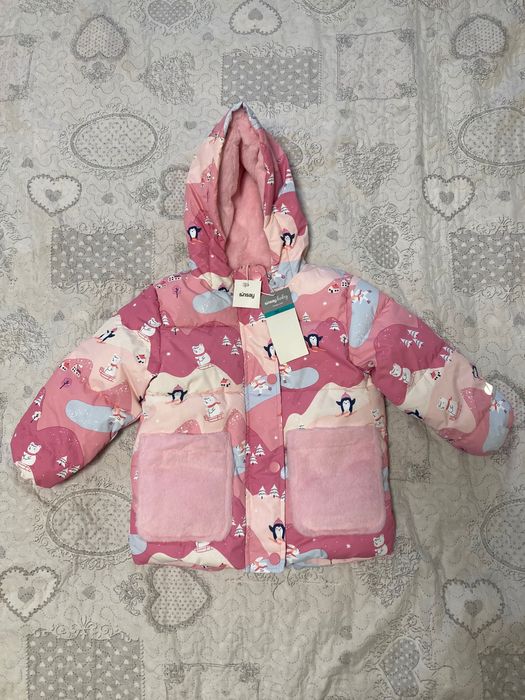 Зимова куртка на дівчинку 86 розмір