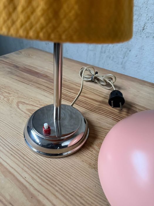 Lampka Grzybek PRL Polam Wilkasy + Dodatkowy Abażur GRATIS / Vintage