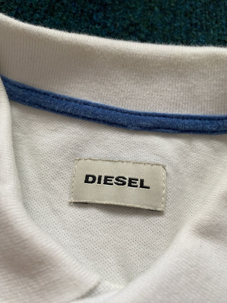 Поло жіноча Diesel з логотипом/Нові колекції/Оригінал/Біла