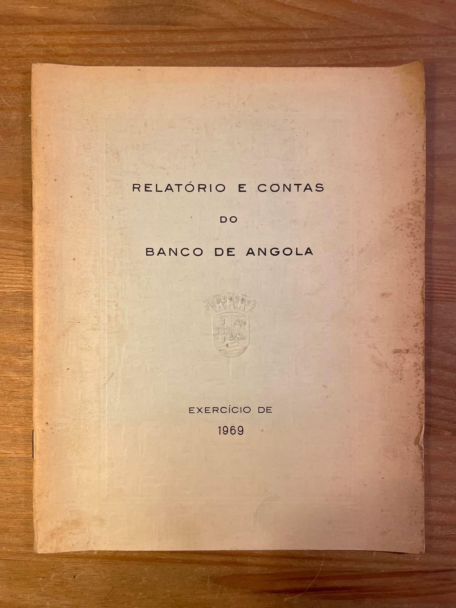 Relatório e Contas do Banco de Angola - 1969 (portes grátis)