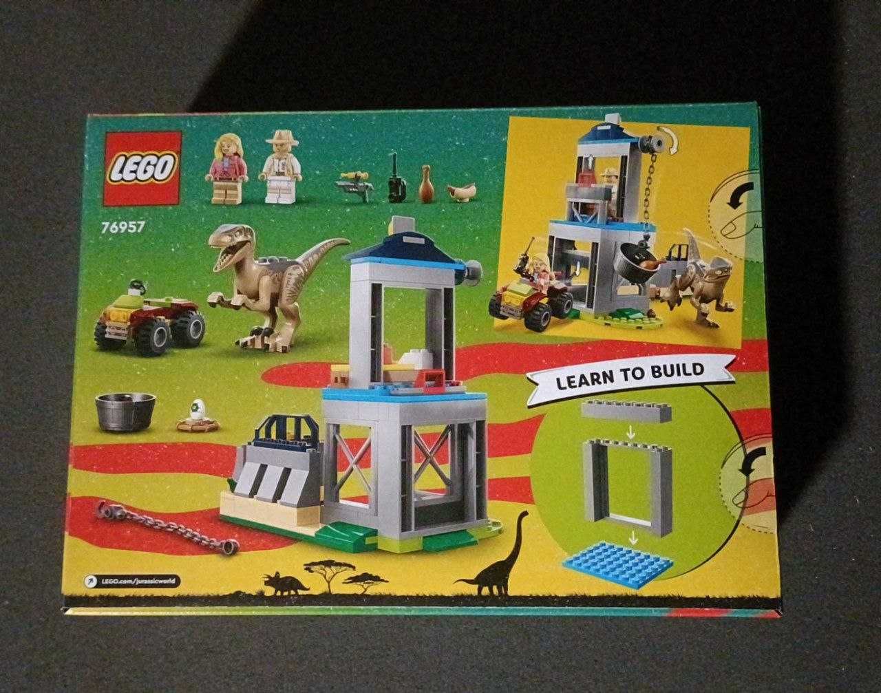 Lego - Jurassic World - 76957 - Velociraptor Escape