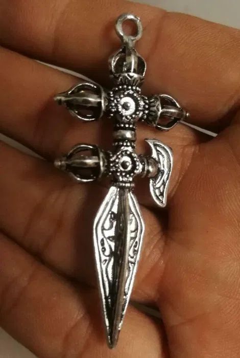 Amuletos pendente varja phurpe dorge tibetana tibete