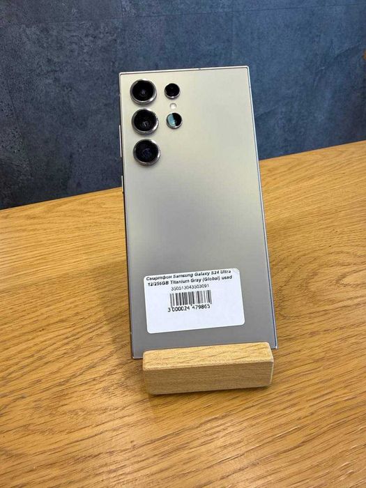 Акція! б/у Samsung Galaxy S24 Ultra 12/256GB (Titanium Grey) (Global)