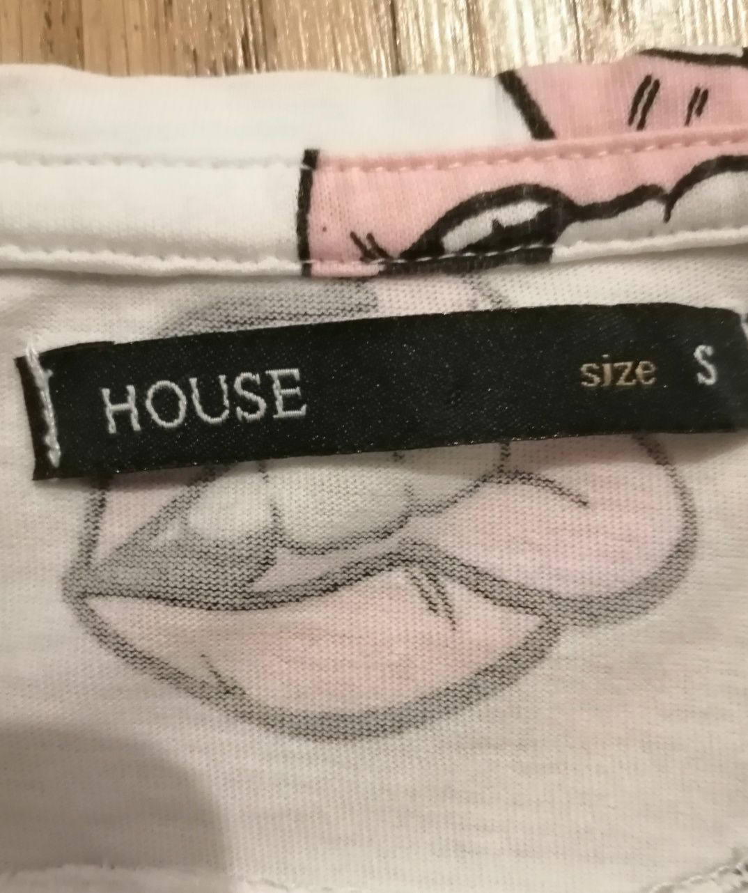 Bluzka z krótkim rękawem marka House rozmiar S /M