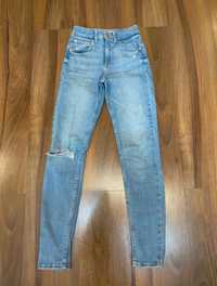spodnie skinny jeans Bershka