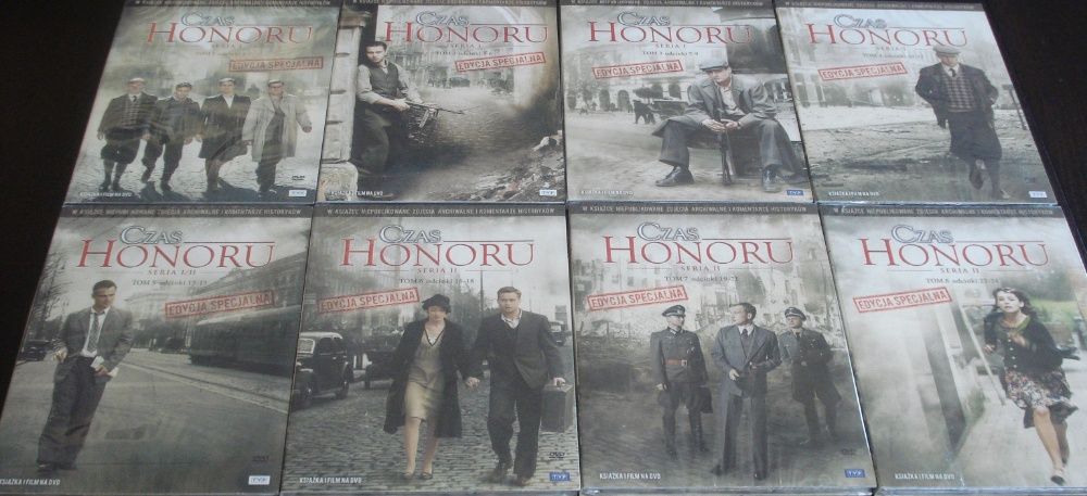 Czas Honoru DVD Seria 1 i 2 Edycja Specjalna Nowe w Foli CD Komplet