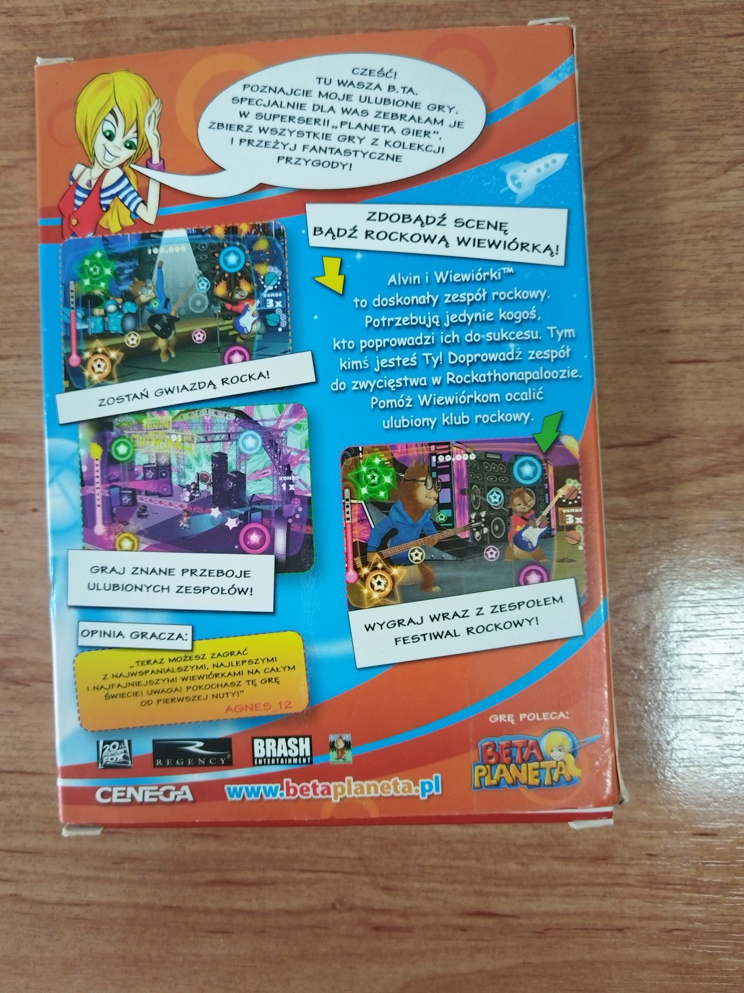 Gra PC CD Alvin i wiewiórki