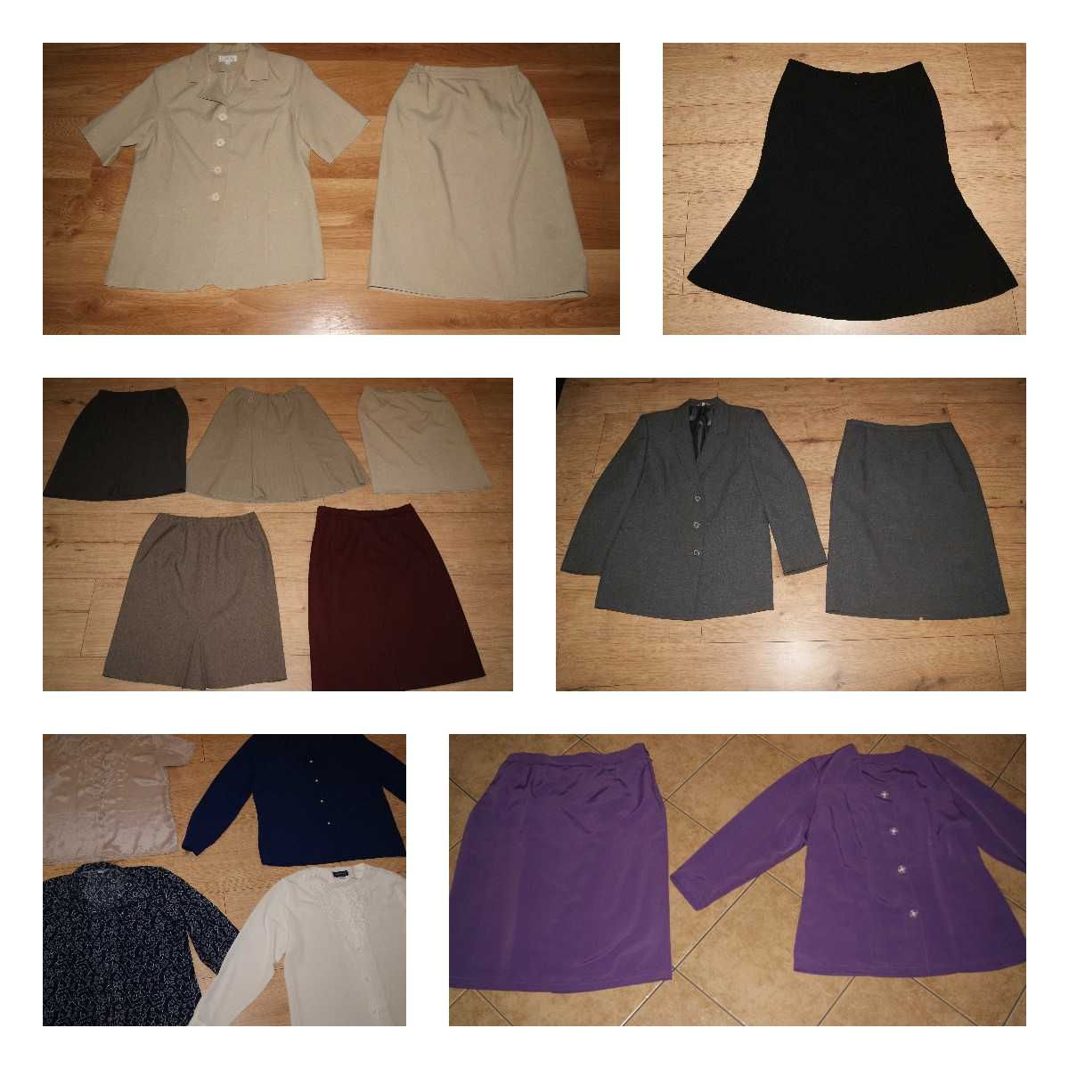 16 sztuk Zestaw ubrań L/XL  Garsonka bluzka spódnica itp