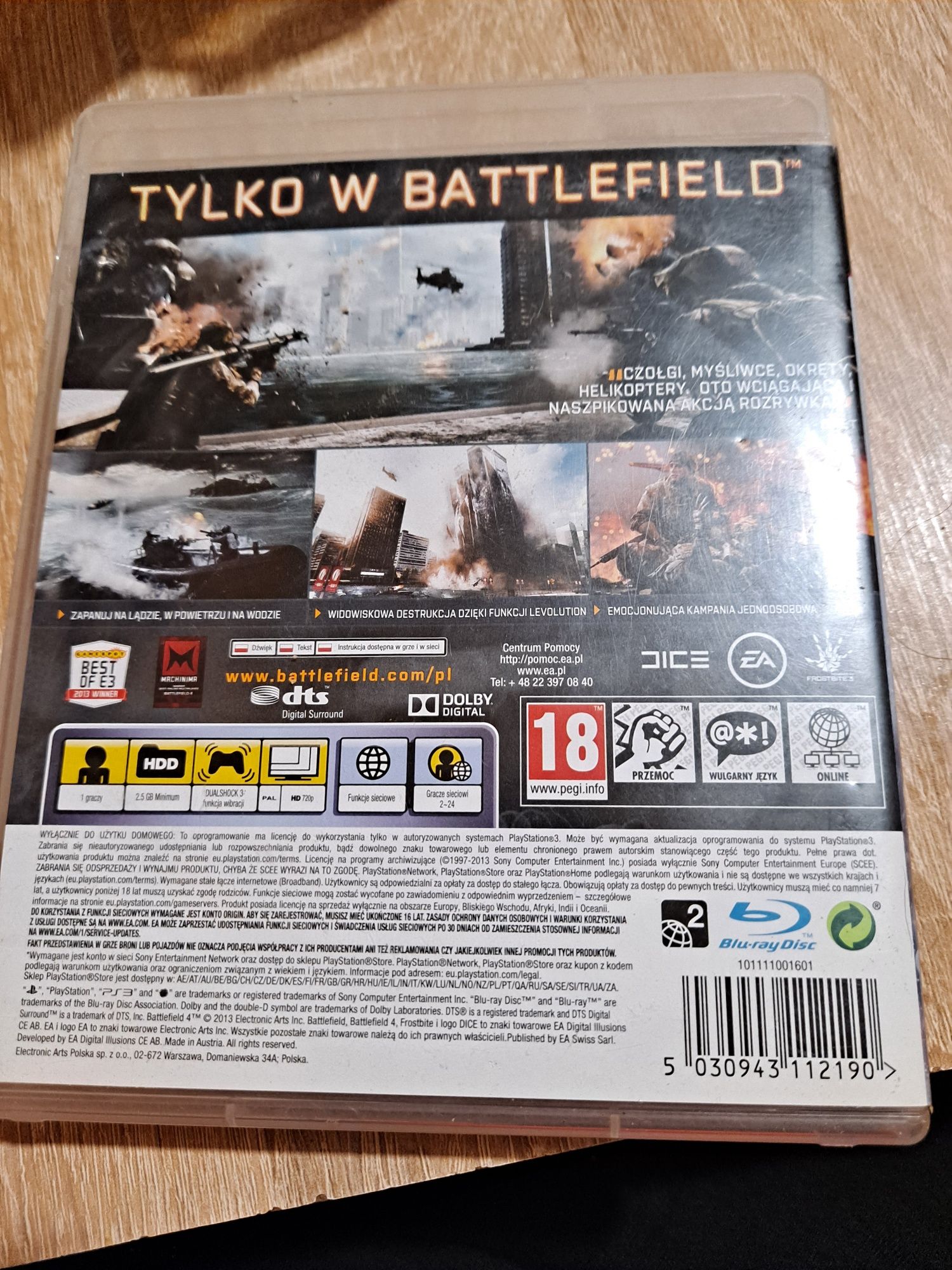 Battlefield 4 gra na ps3