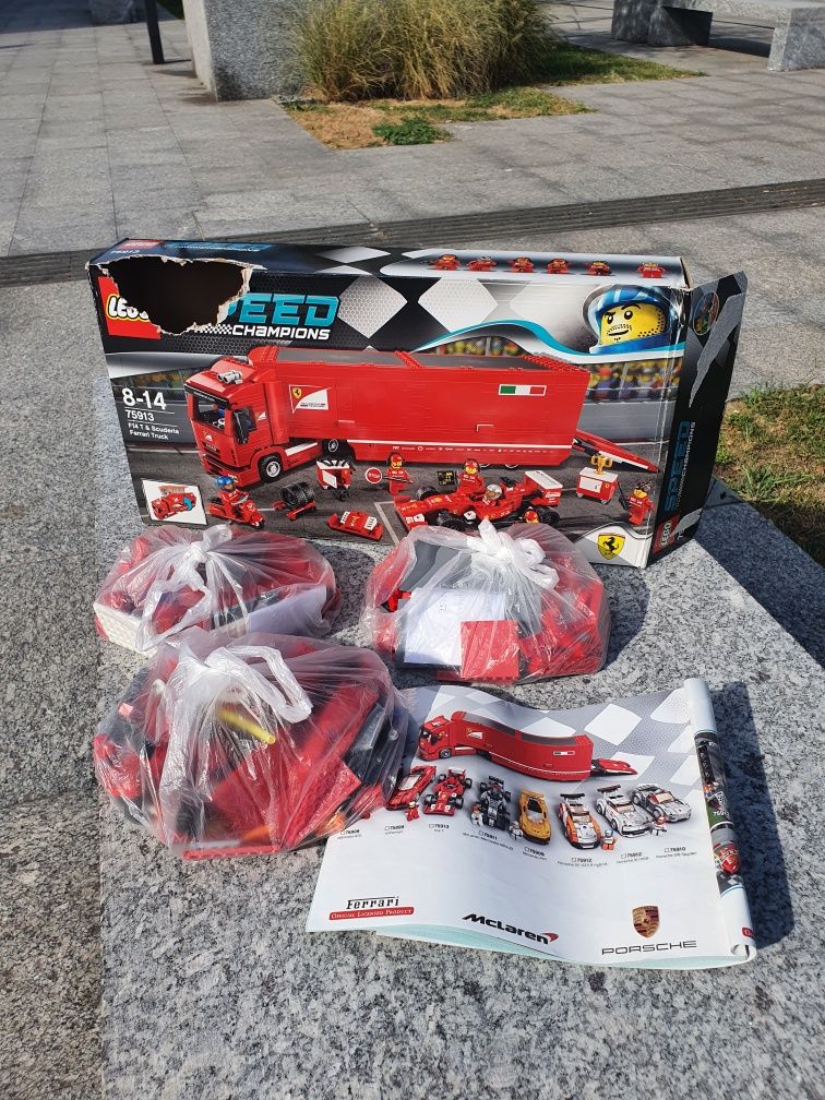 LEGO Speed Champions F14Т грузовик Scuderia Ferrari Лего 75913
