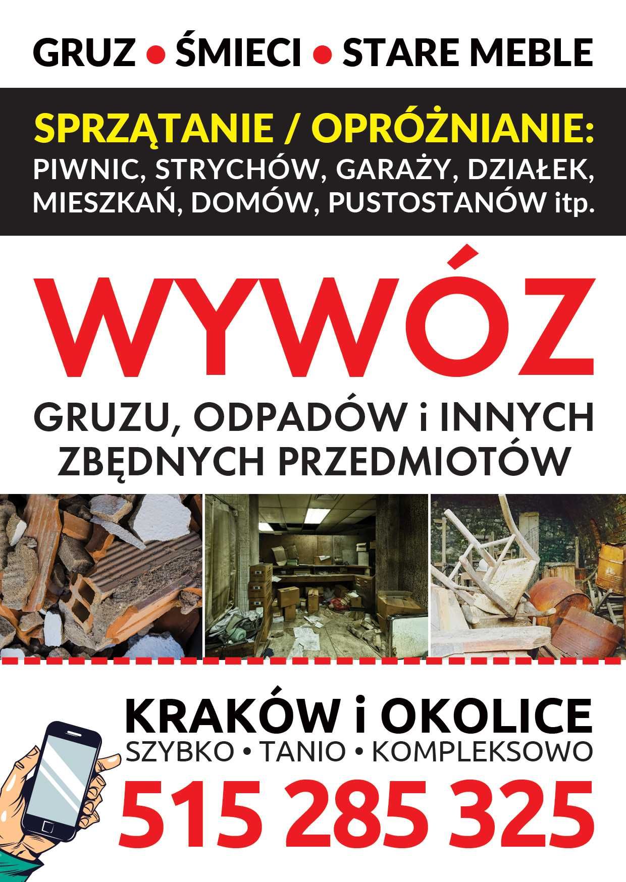 Utylizacja wywóz gruzu, śmieci, mebli, złomu, odpadów