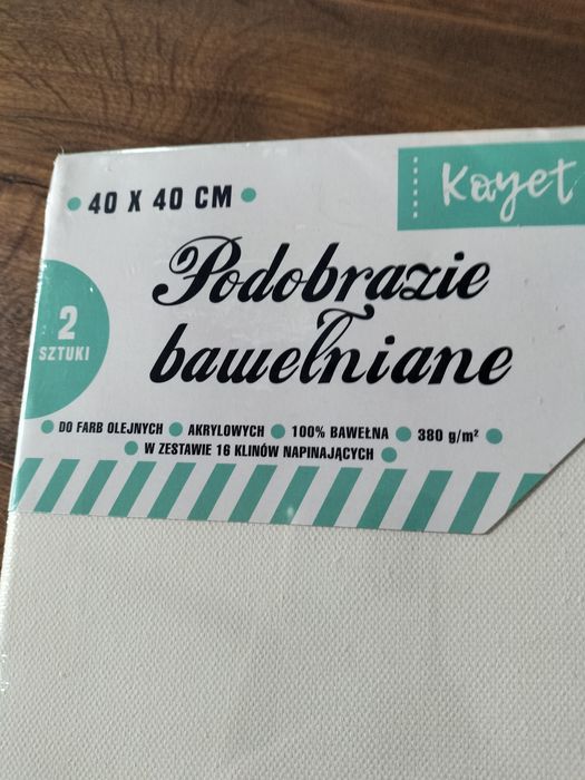 Podobrazie bawełniane 40×40 cm