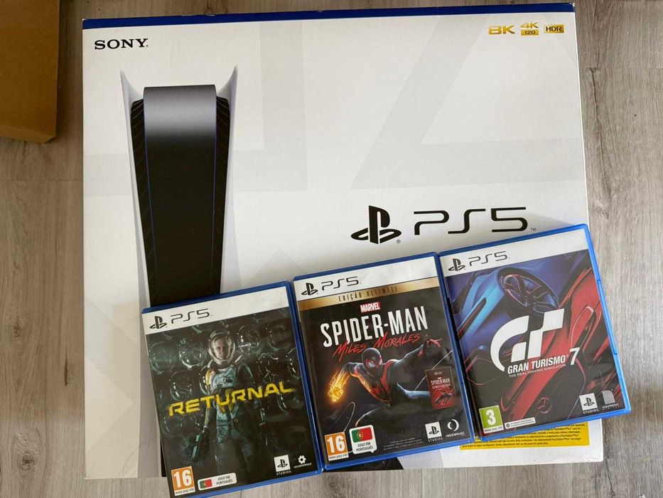 PlayStation 5 - PS5 - Comando - SSD 1TB Extra - Capas com respiração