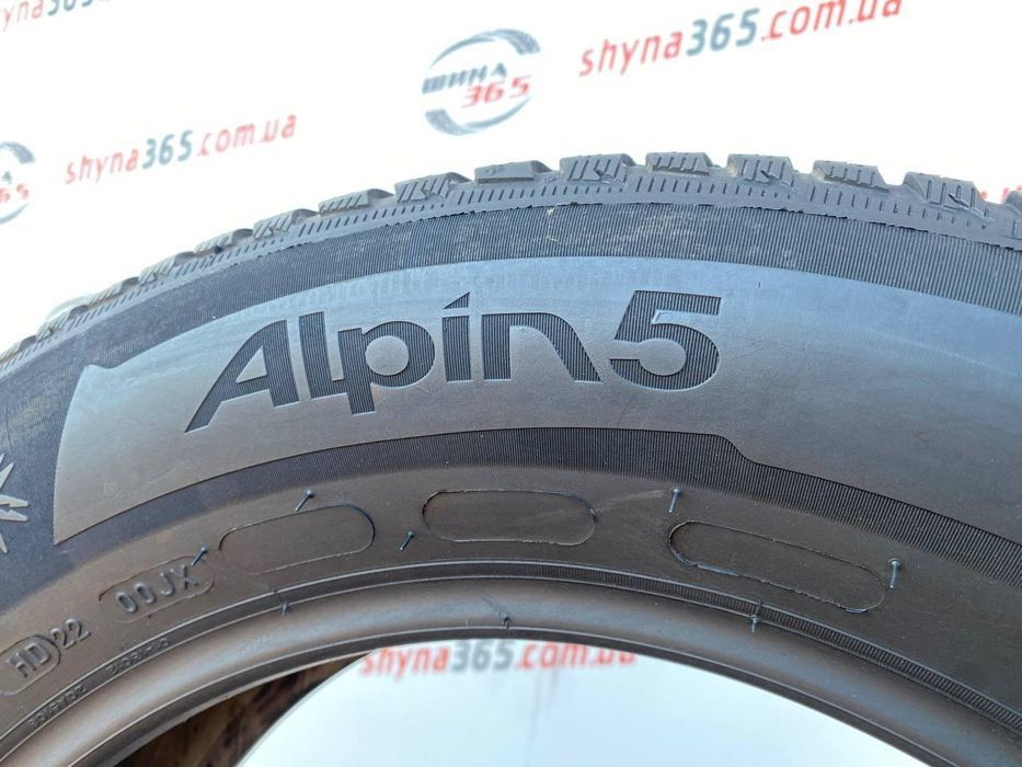 215/65 r17 michelin alpin 5 5mm шини бу зима