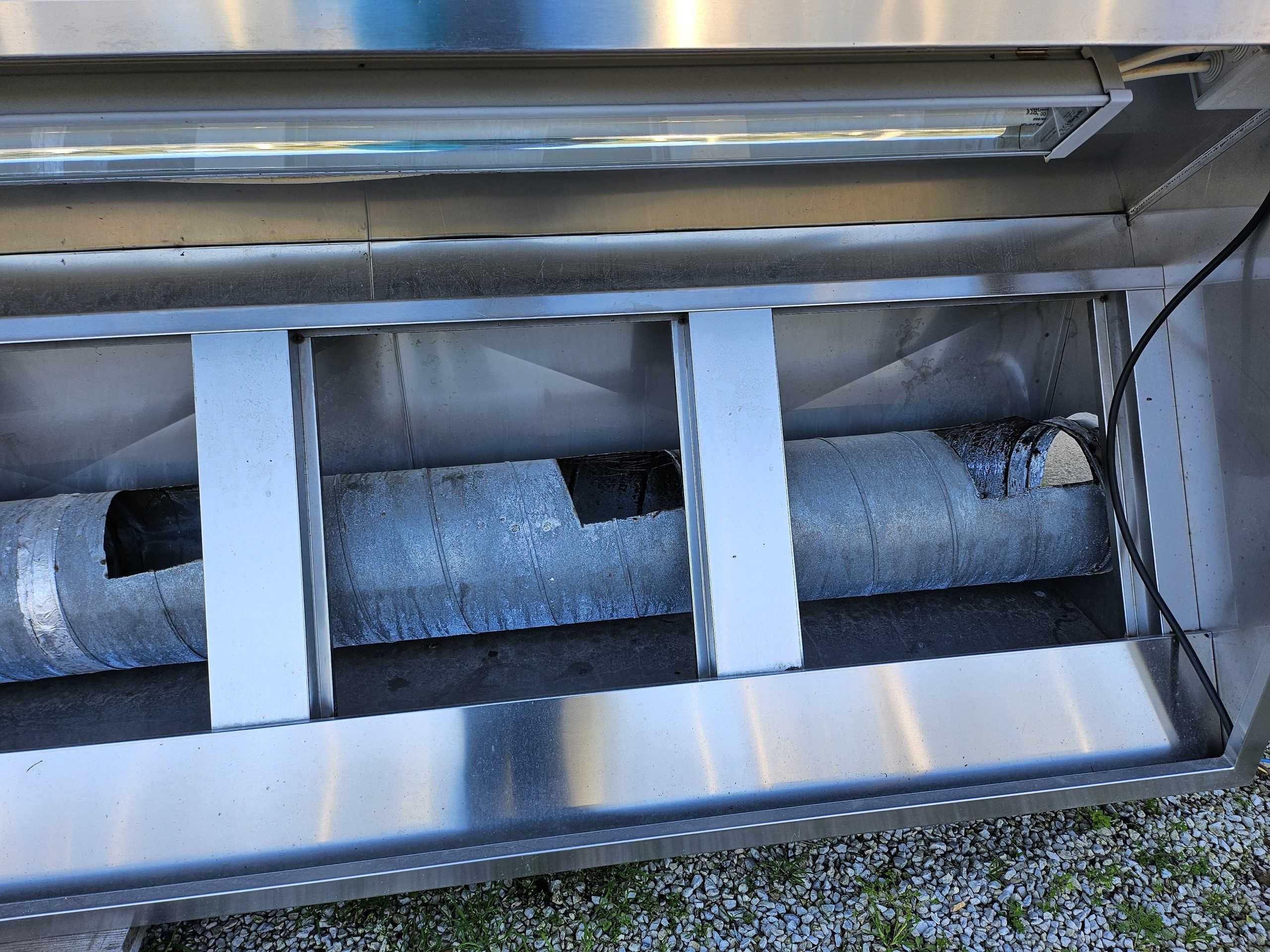 Hotte para cozinha industrial com filtros