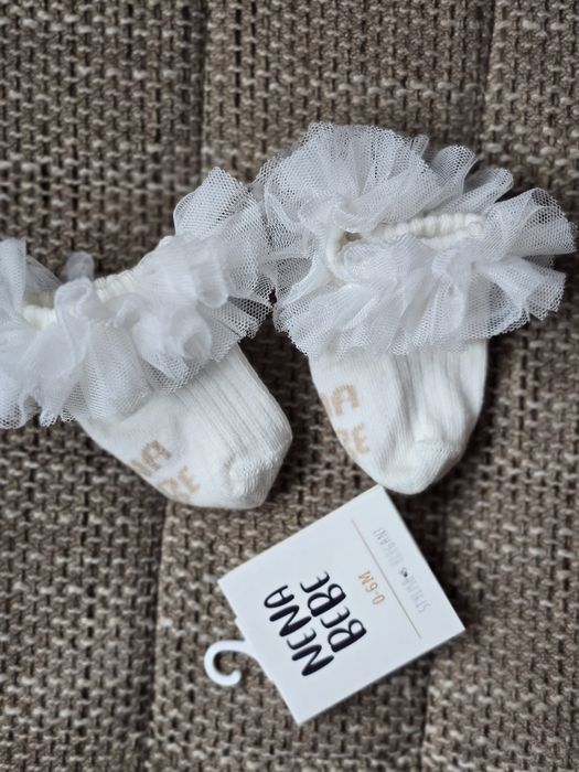 Skarpetki dziewczęce 0-6 mcy