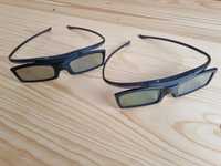 Oryginalne okulary 3D Samsung SSG-5100GB 2 sztuki + gratis 2 baterie