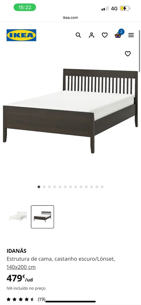 Cama idanäs IKEA nova