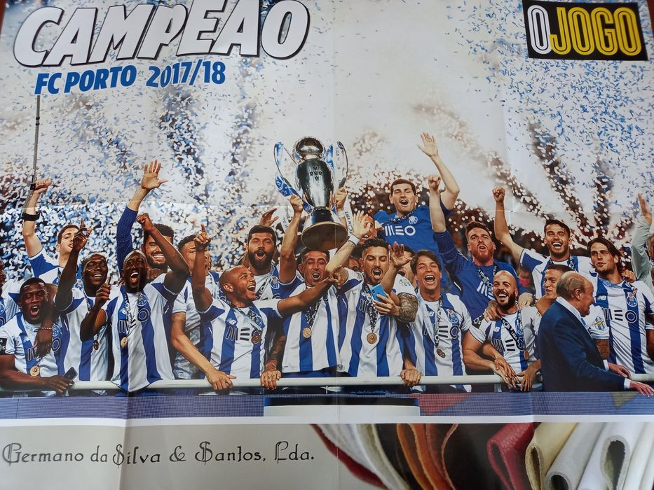 poster F. C. Porto campeão futebol 2017/2018