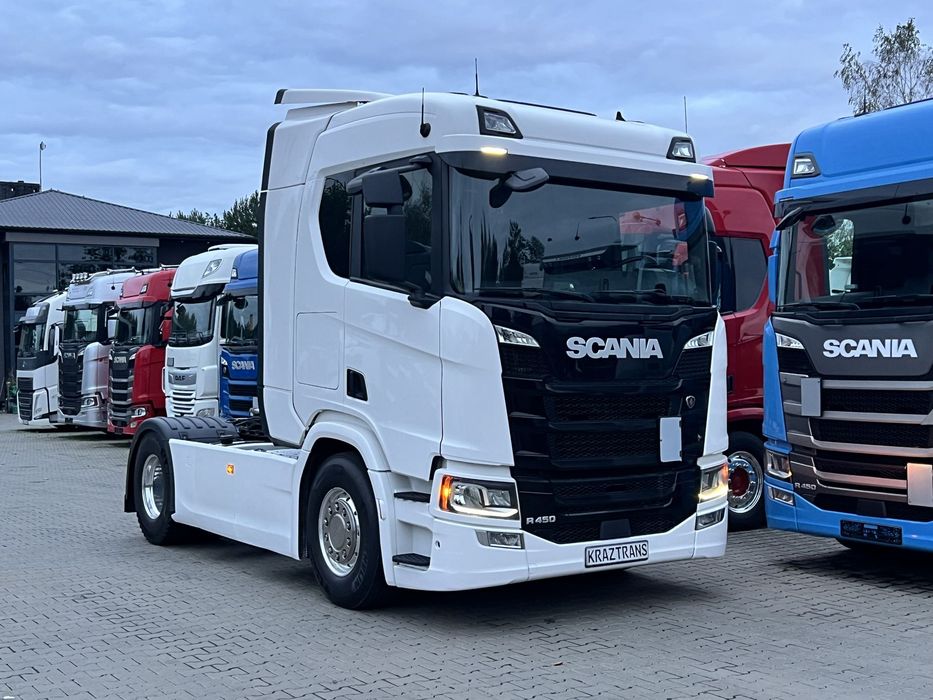Scania R450 z Niemiec cała na poduszce x6 hydraulika ASO Scania Full LED NAVI  R450 z Niemiec cała na poduszce x6 hydraulika ASO Scania Full LED NAVI