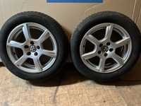 Alufelgi orginał VW 5X100 15" 6J ET40 + opony letnie Bridgestone