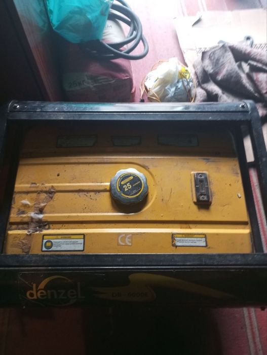 Бензо генератор denzel dv 6000 e