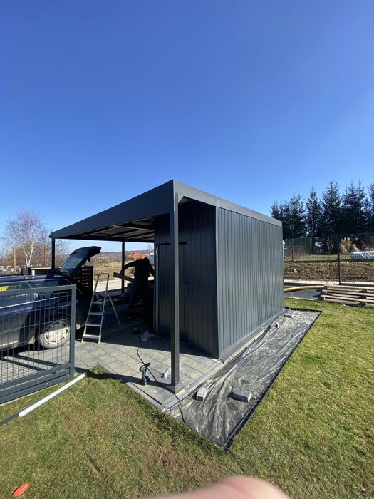 Wiata samochodowa Altany CarPort Zadaszenie samochodu tarasu drewutnia