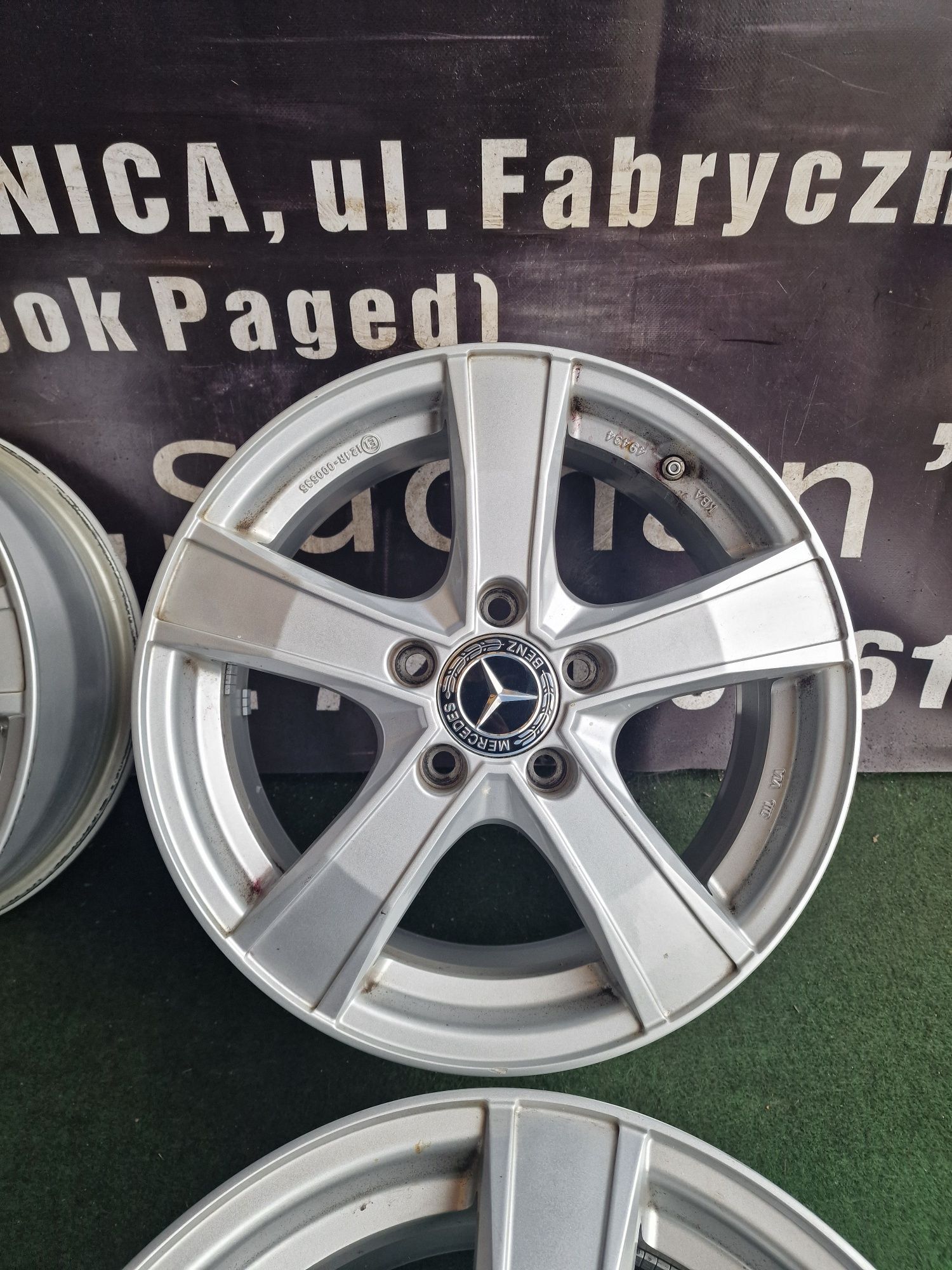 Alufelgi 16 5×112 Audi Mercedes Vw Skoda Seat Komplet