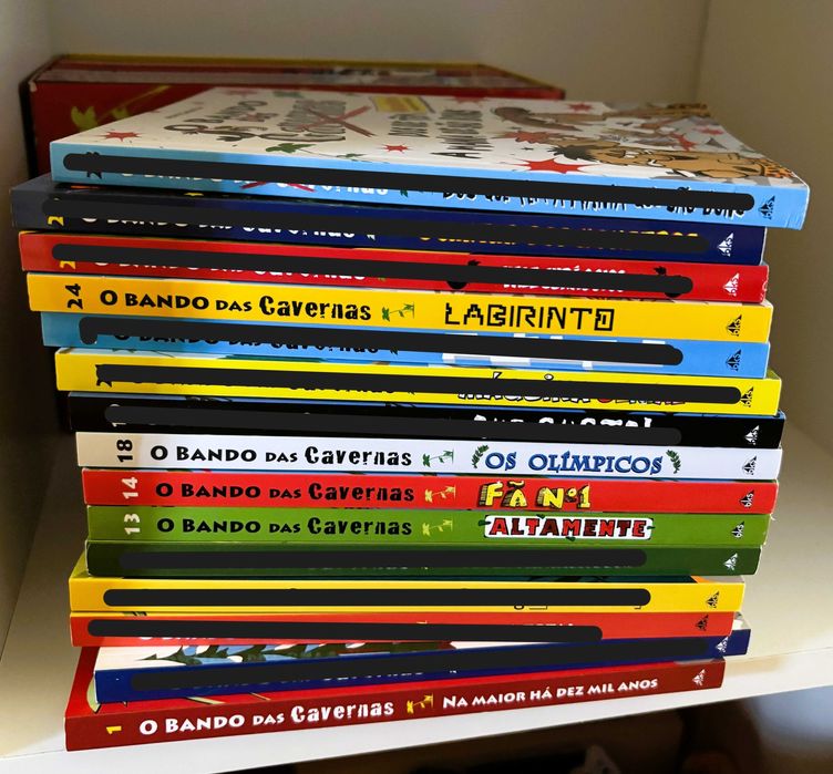 Livros infantis "O Bando das Cavernas"