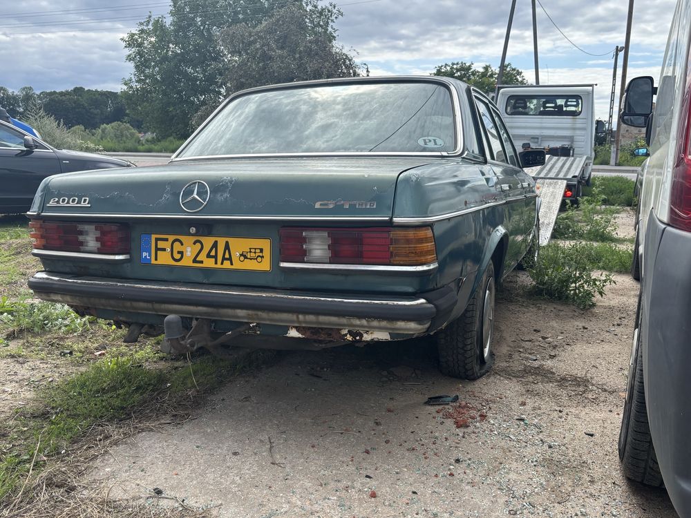 Mercedes w123 2.0 diesel zabytek żółte tablice