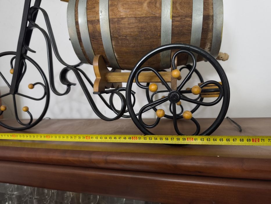 Bicicleta em ferro zincada. E pintada