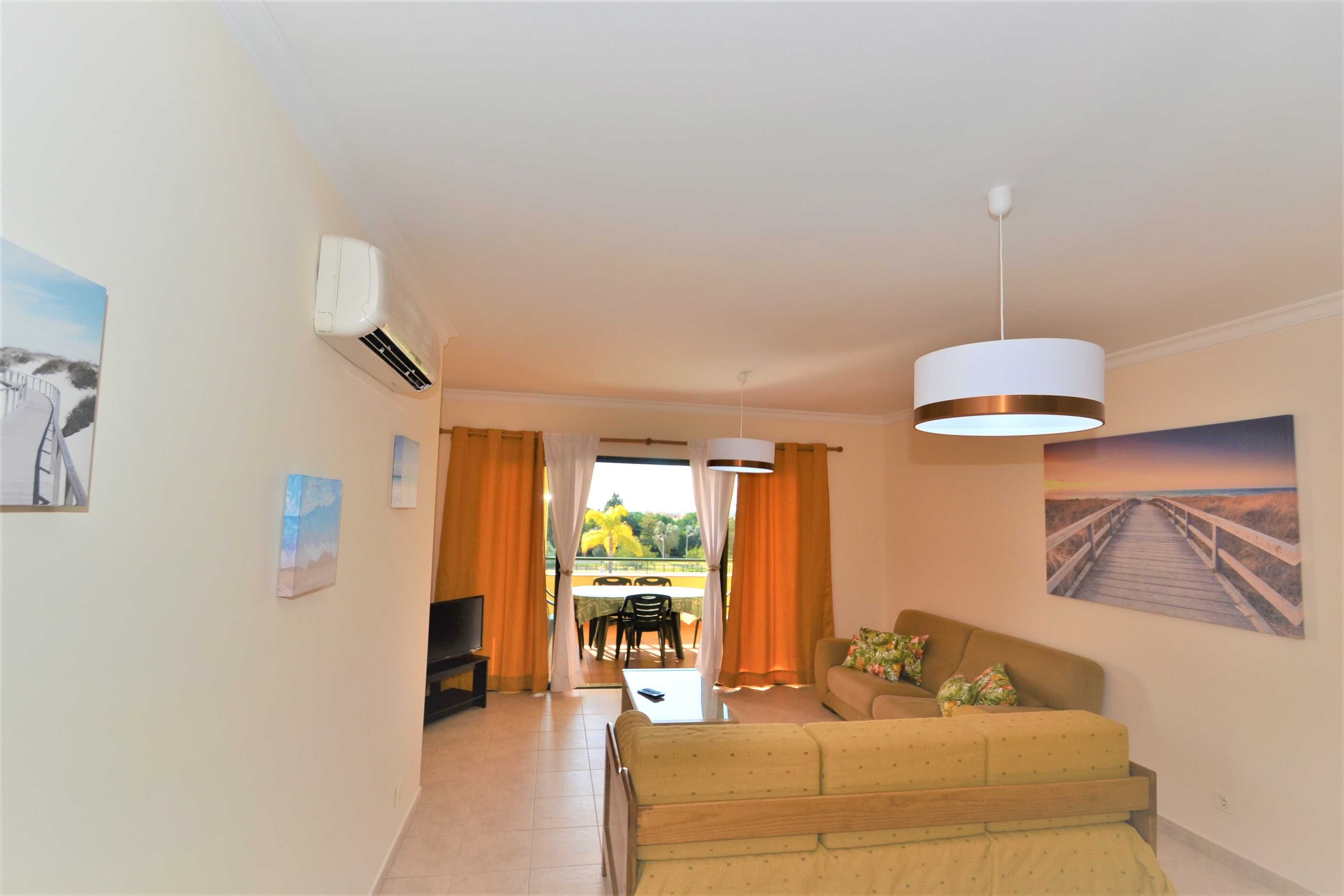 Vilamoura - Apartamento com churrasqueira na varanda com vista piscina