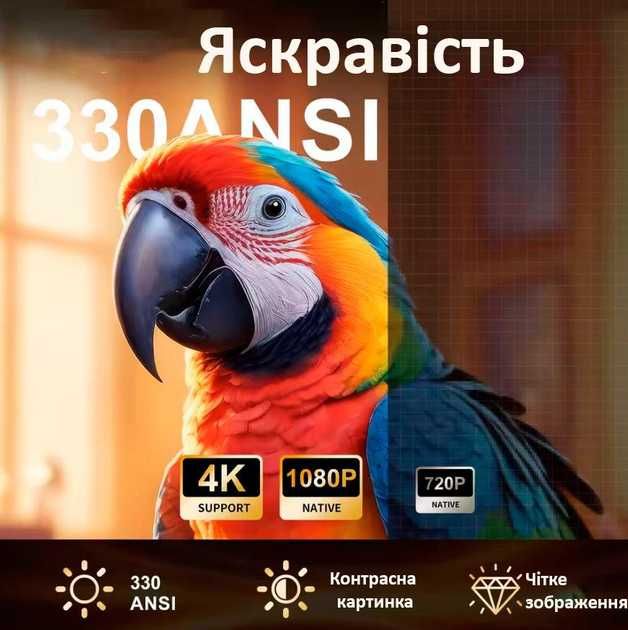 Проектор Magcubic HY310 Android FullHD 60Hz 4K AutoFocus AirMouse