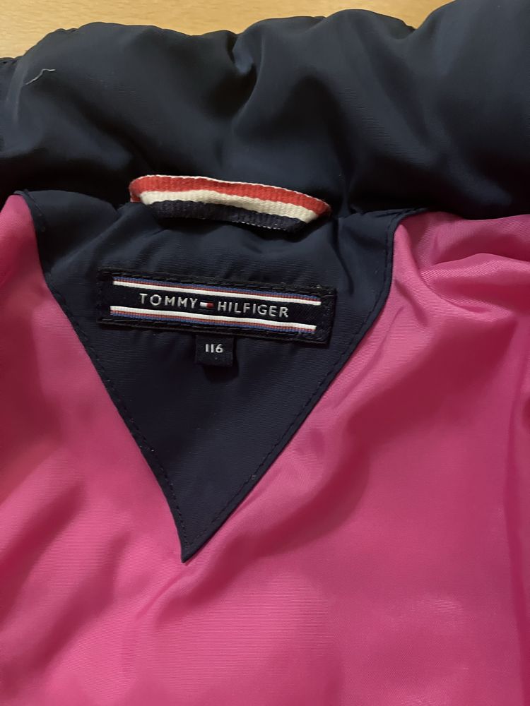 Kurtka dla dziewczynki Tommy Hilfiger rozm 116 jesien/zima 5-6 lat