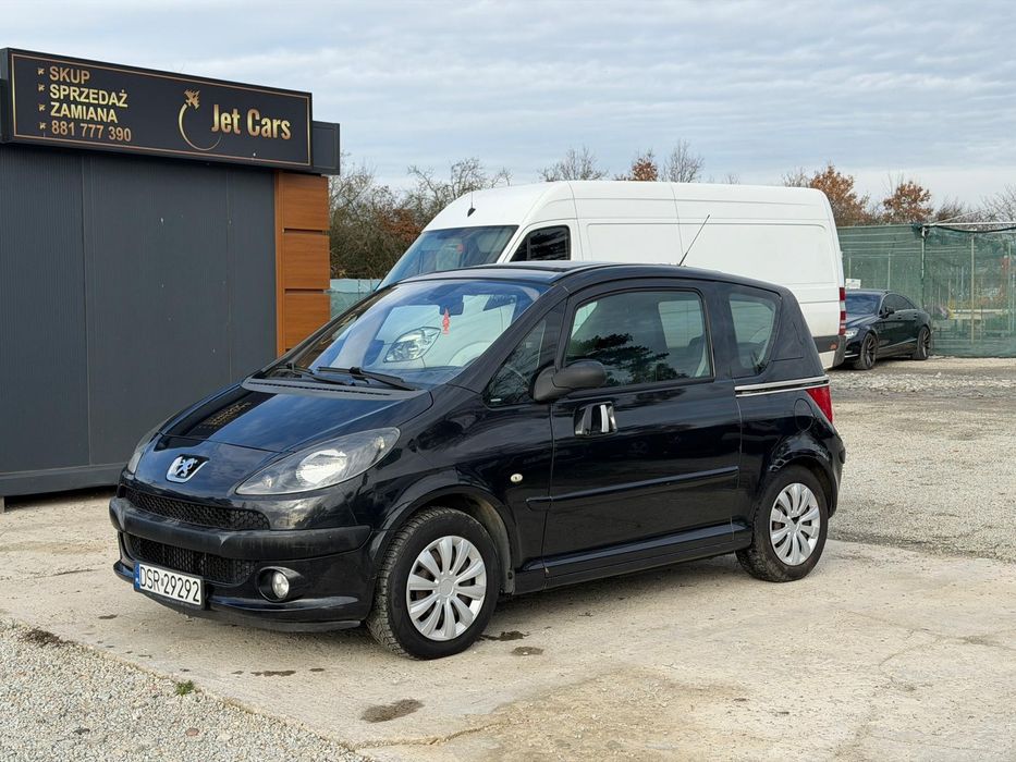 Peugeot 1007 /Automat/1.6 Benzyna/2005r/Klima/Panorama/PDC/Zamiana