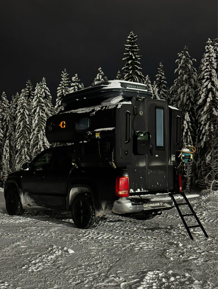 Pickup camper, kapsula kamper, zabudowa na pickupa całoroczna