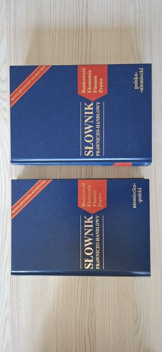 Słowniki prawniczo handlowe Polsko Niemiecki i Niemiecko Polski