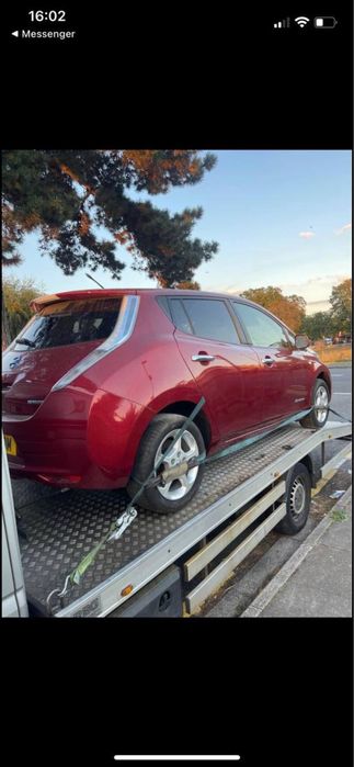 Разборка Nissan Leaf бампер фара батарея капот