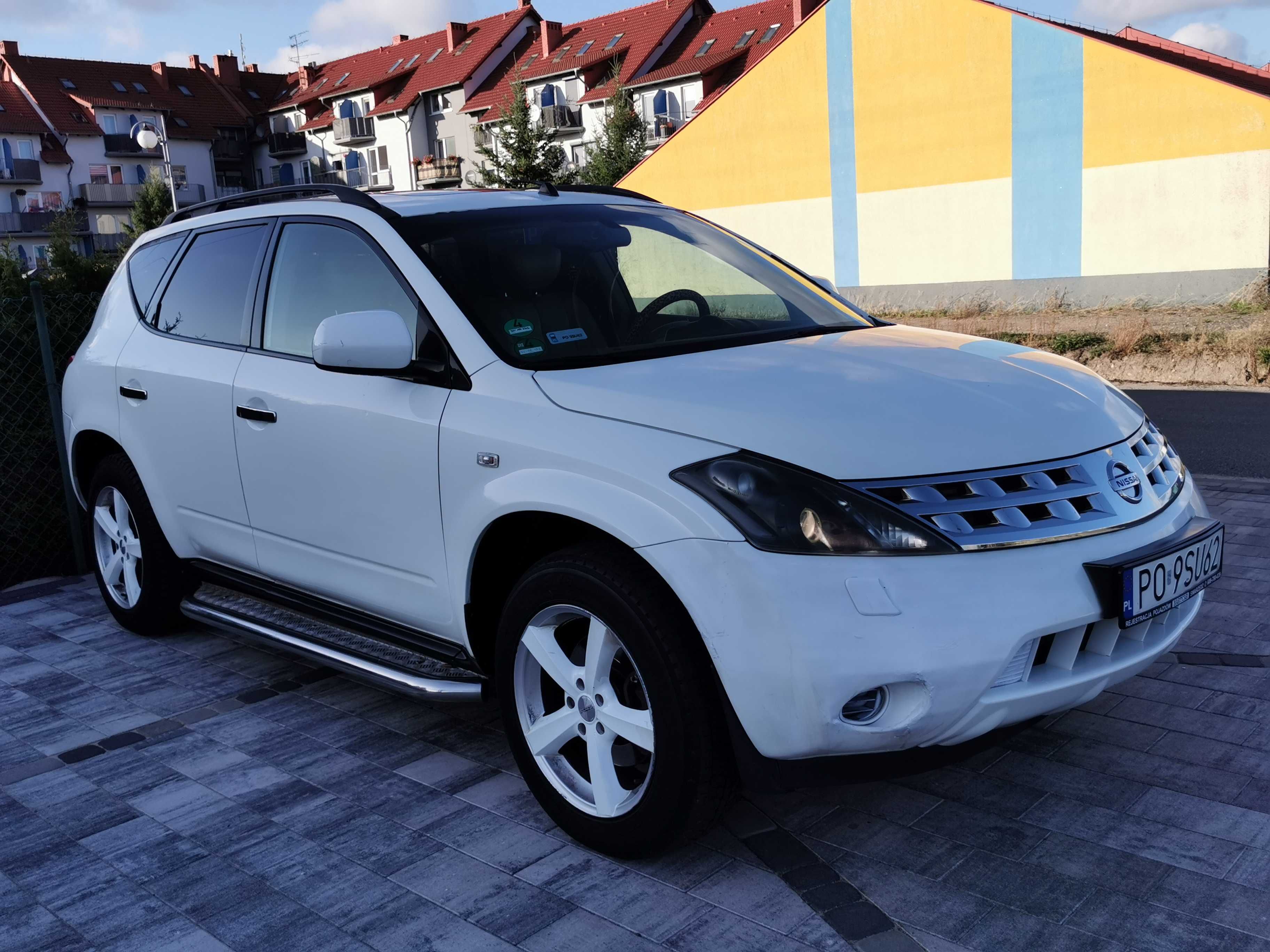 Nissan Murano 3.5 v6 + GAZ * bdb stan * biały * MOŻLIWA ZAMIANA *