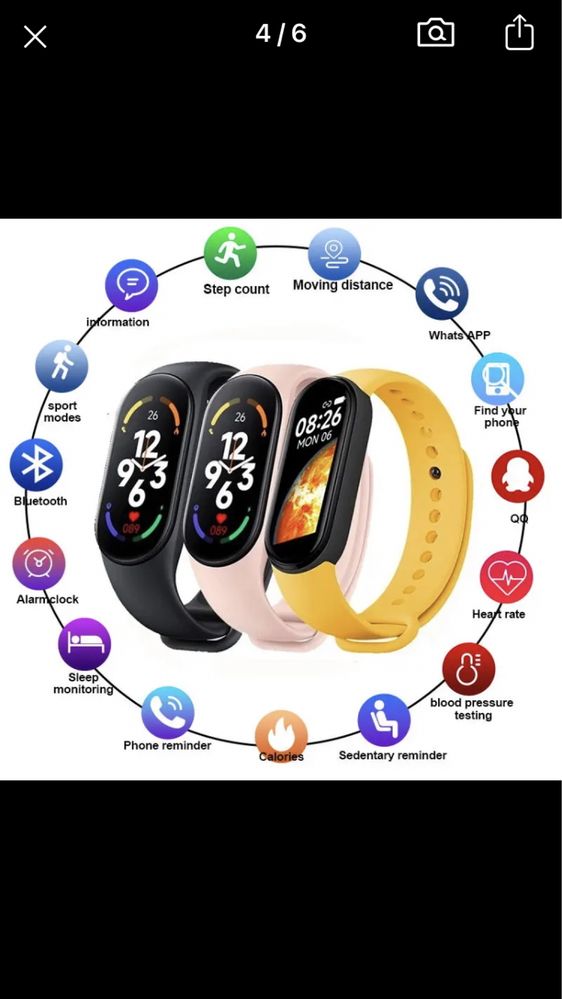 Фітнес браслет М7 Smart Watch smartband M7