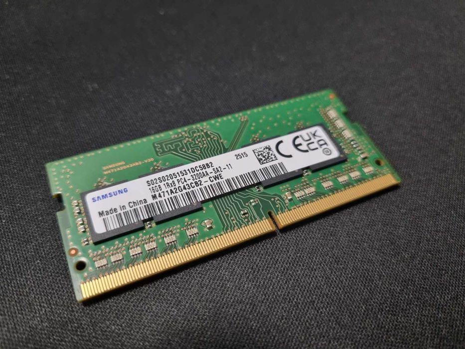 Pamięć RAM Samsung 16GB DDR4 PC4 3200 MHz SODIMM do laptopa