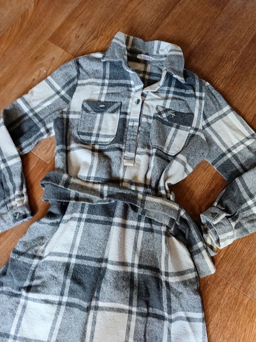 Тепла сукня рубашка