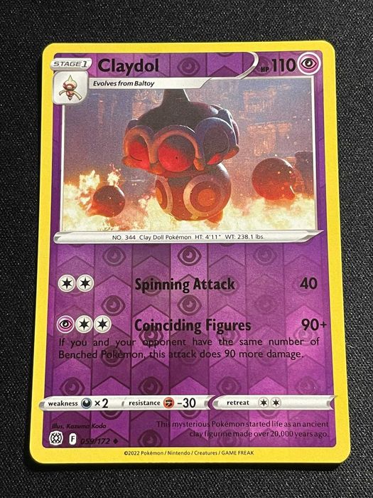 Carta Pokémon Claydol 59/172 Brilliant Stars