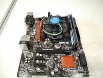 Asrock H110M-HDV + Intel Core i5-6500 + боксовый кулер