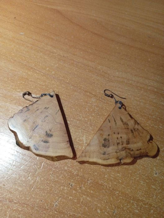 Серьги ручной работы из натур. материаловЛистай фото