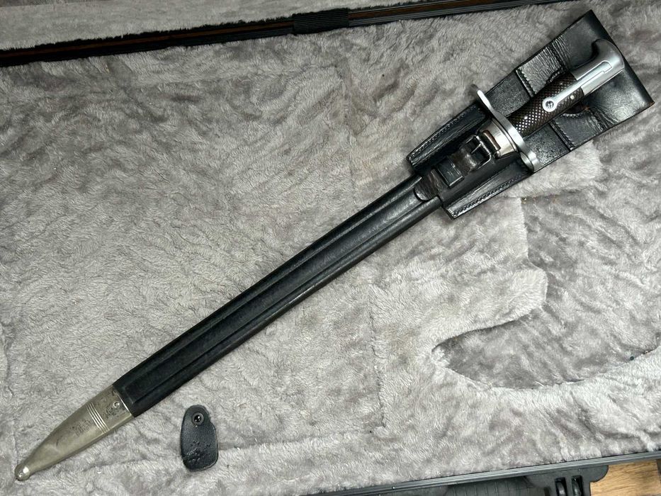 Szwajcarski bagnet z piłą M1887 3-piny wersja dla muzyków SJG NEUHAUST