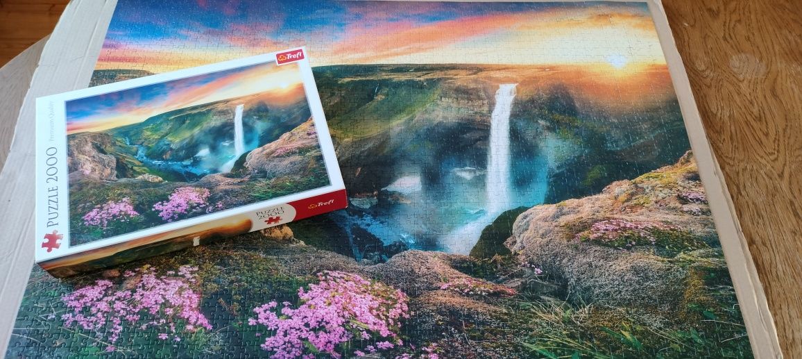 Puzzle Trefl 2000 Wodospad Haifoss