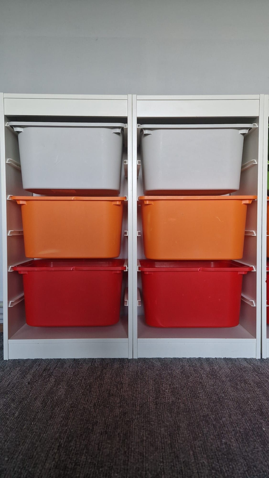 2 x Regał Ikea Trofast (rama + pojemniki)