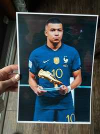 Plakat A4 kodak mbappe pilka