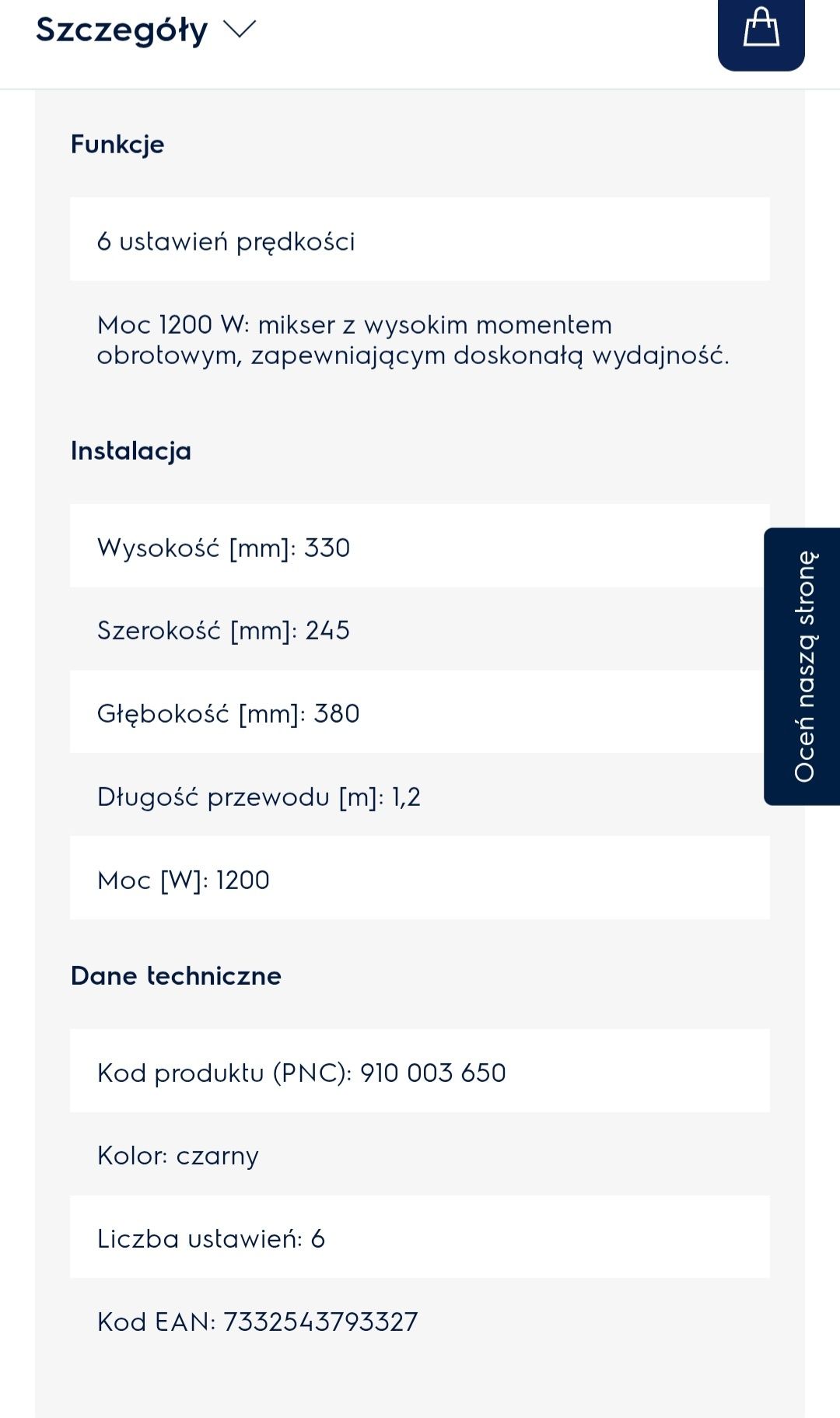 Nowy robot planetarny kuchenny Electrolux Create 5